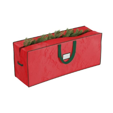 Hastings Home Christmas Tree Storage Bag up to 7.5 Foot Artificial Trees, Protects Decorations from Damage (Red) 690551STE